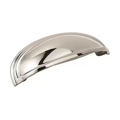 Amerock  Ashby 3-in or 4-in Center to Center Polished Nickel Dual Mount Oval Cup Drawer Pulls | Lowe's