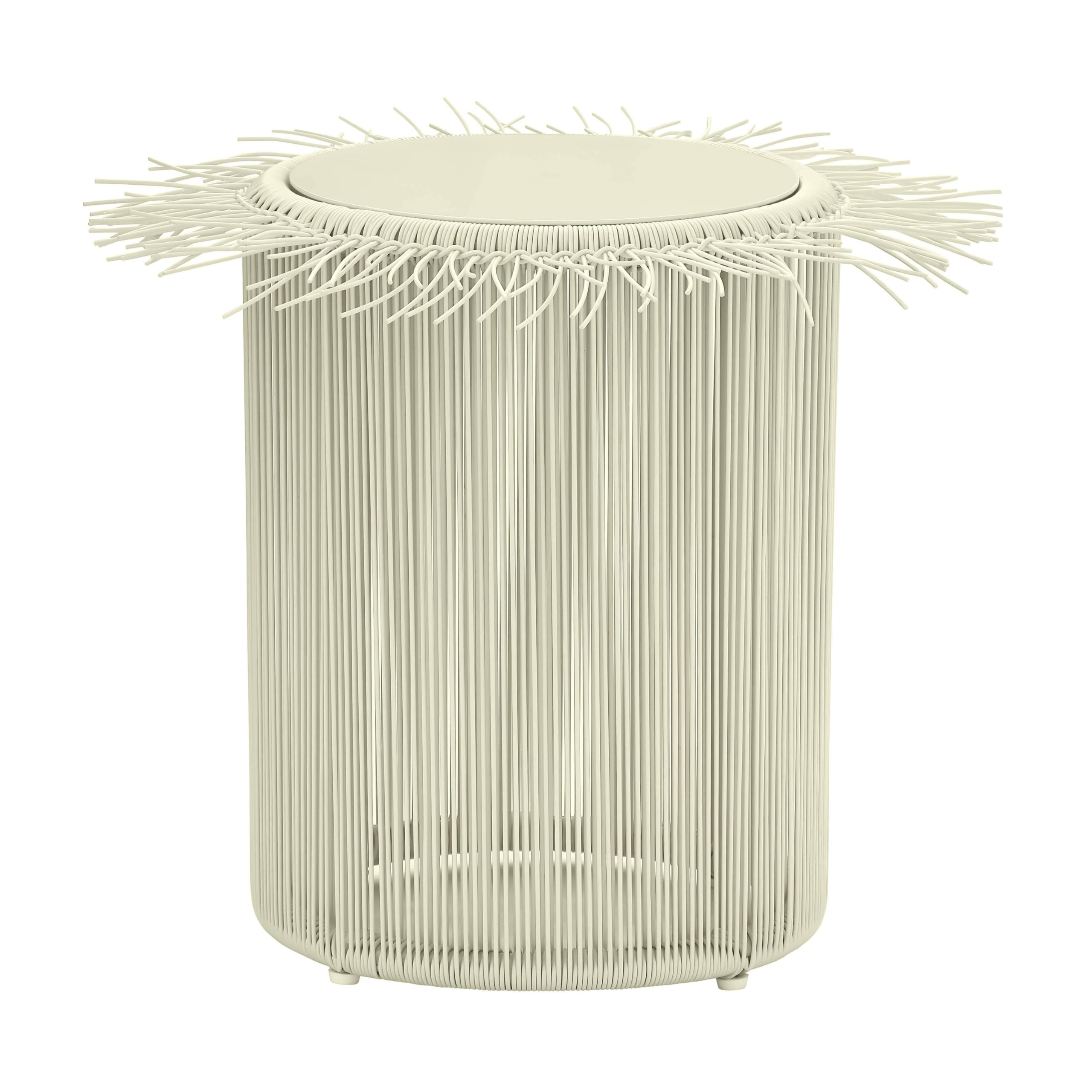 Tov Furniture Rafa Cream Outdoor Side Table | Amazon (US)