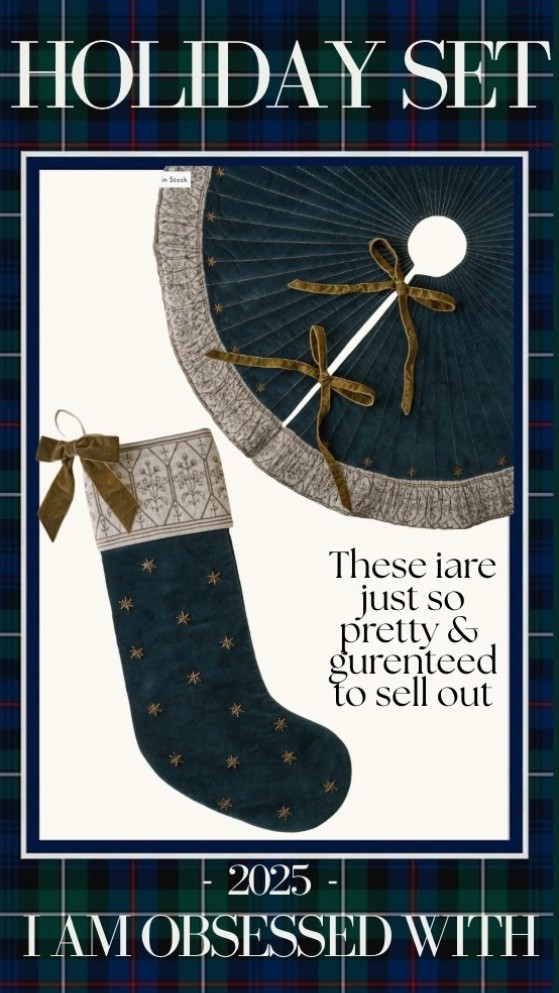 I’m calling it now these will sell out 

Christmas stocking | Christmas decor | holiday decor | stocking | tree skirt | Christmas tree decor 

#LTKHoliday #LTKHome #LTKSeasonal