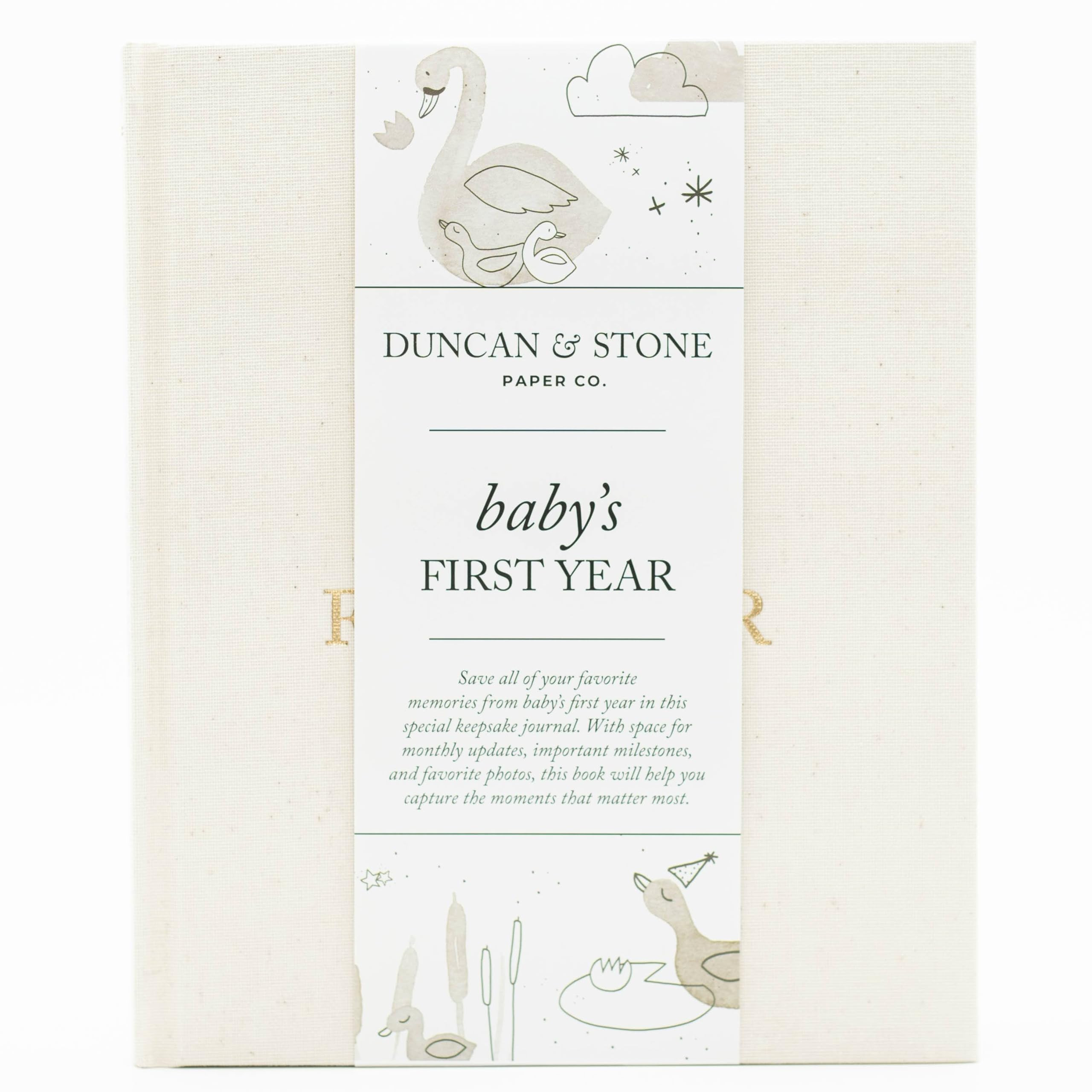 Baby First Year Book - Heirloom Keepsake Baby Memory Book to Record Important Milestones, Favorit... | Amazon (US)