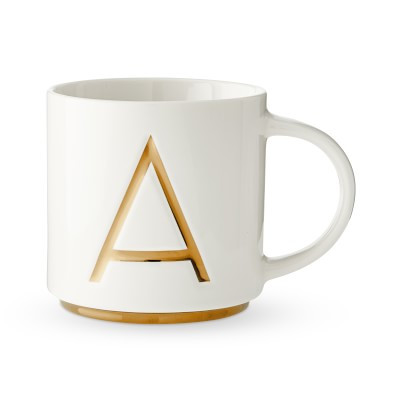 Gold Monogram Mug | Williams-Sonoma