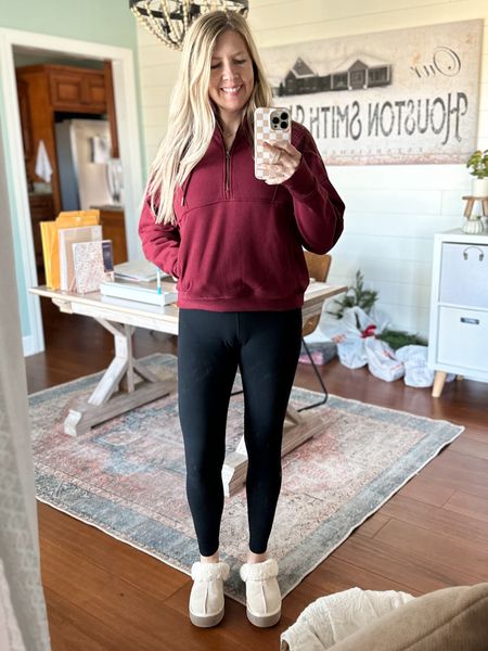 The comfiest outfit for running my Monday errands. This Avia quarter zip pullover from Walmart is so good! I love that the sleeves are long enough and have the thumb holes. It comes in several colors which I definitely will be ordering! I’m 5’7” and am in a medium. 

Quarter zip pullover, comfortable women’s fashion, women’s fall fashion, walmart fashion finds

#LTKover40 #LTKSeasonal #LTKstyletip