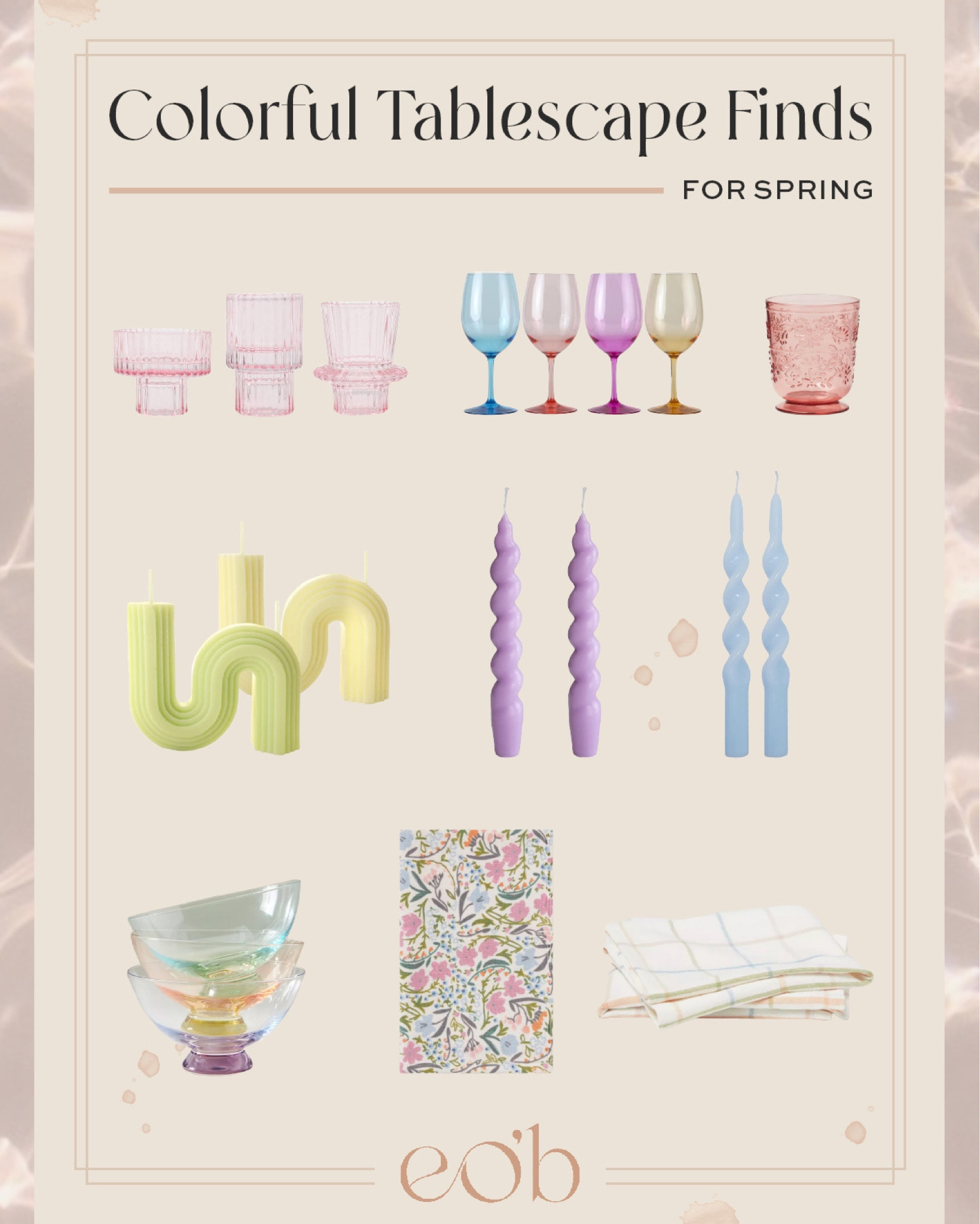 Colorful spring tablescape finds #spring #tablescape #hosting

#LTKhome