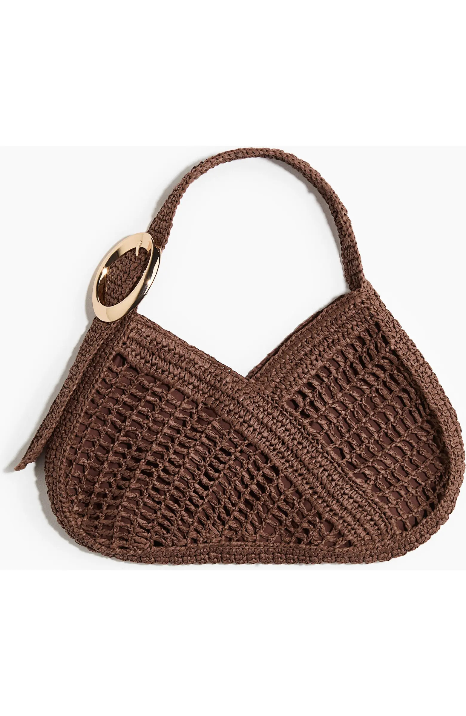 H&M Straw Shoulder Bag | Nordstrom | Nordstrom