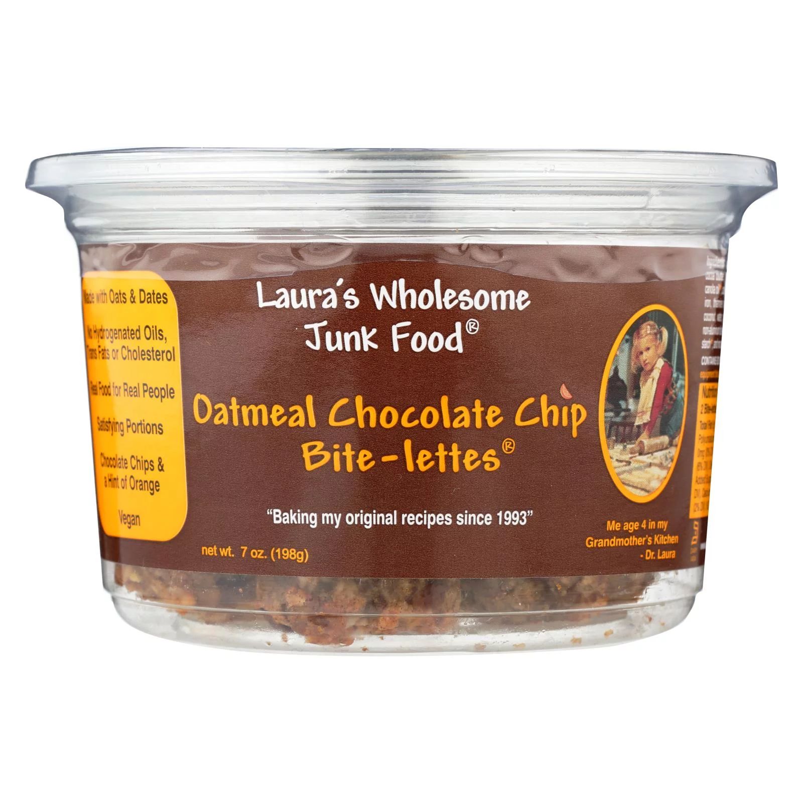 Lauras Wholesome Junk Food Cookies - Oatmeal Chocolate Chip - 7 Oz - Case Of 6 | Walmart (US)