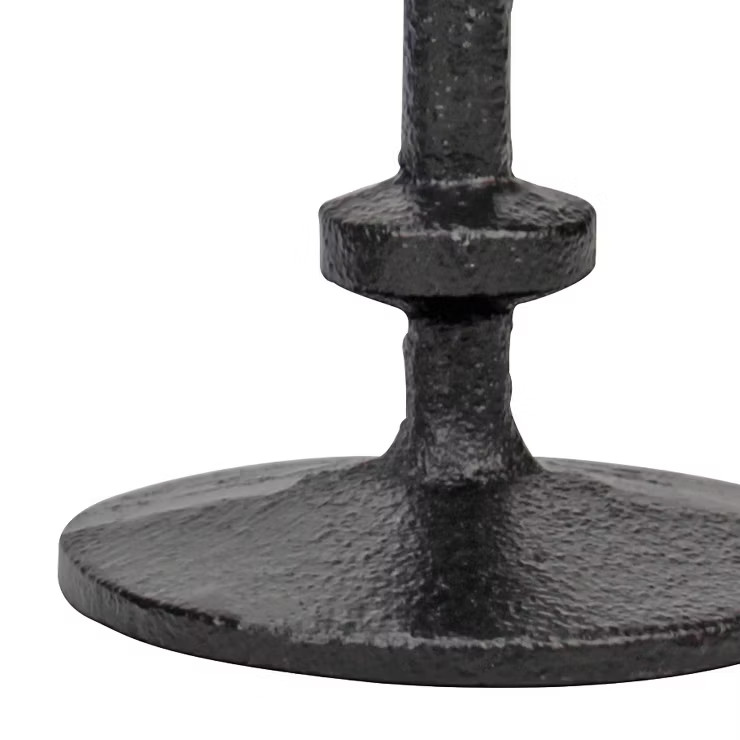 5" Candle Stick Holder Set Black - Stonebriar Collection | Target