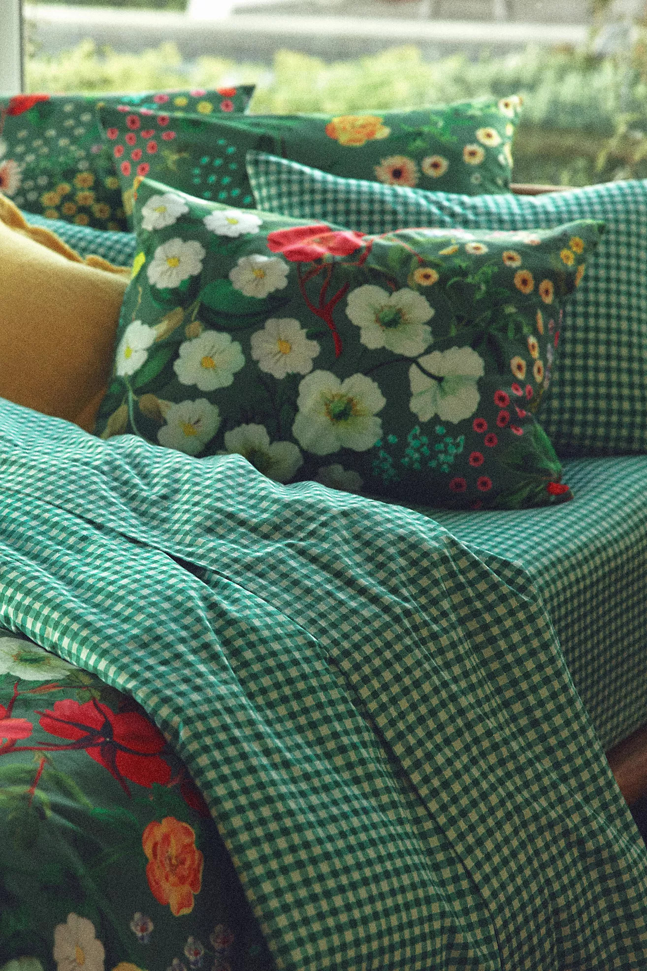 Maeve by Anthropologie Organic Cotton Sateen Shams, Set of 2 | Anthropologie (US)