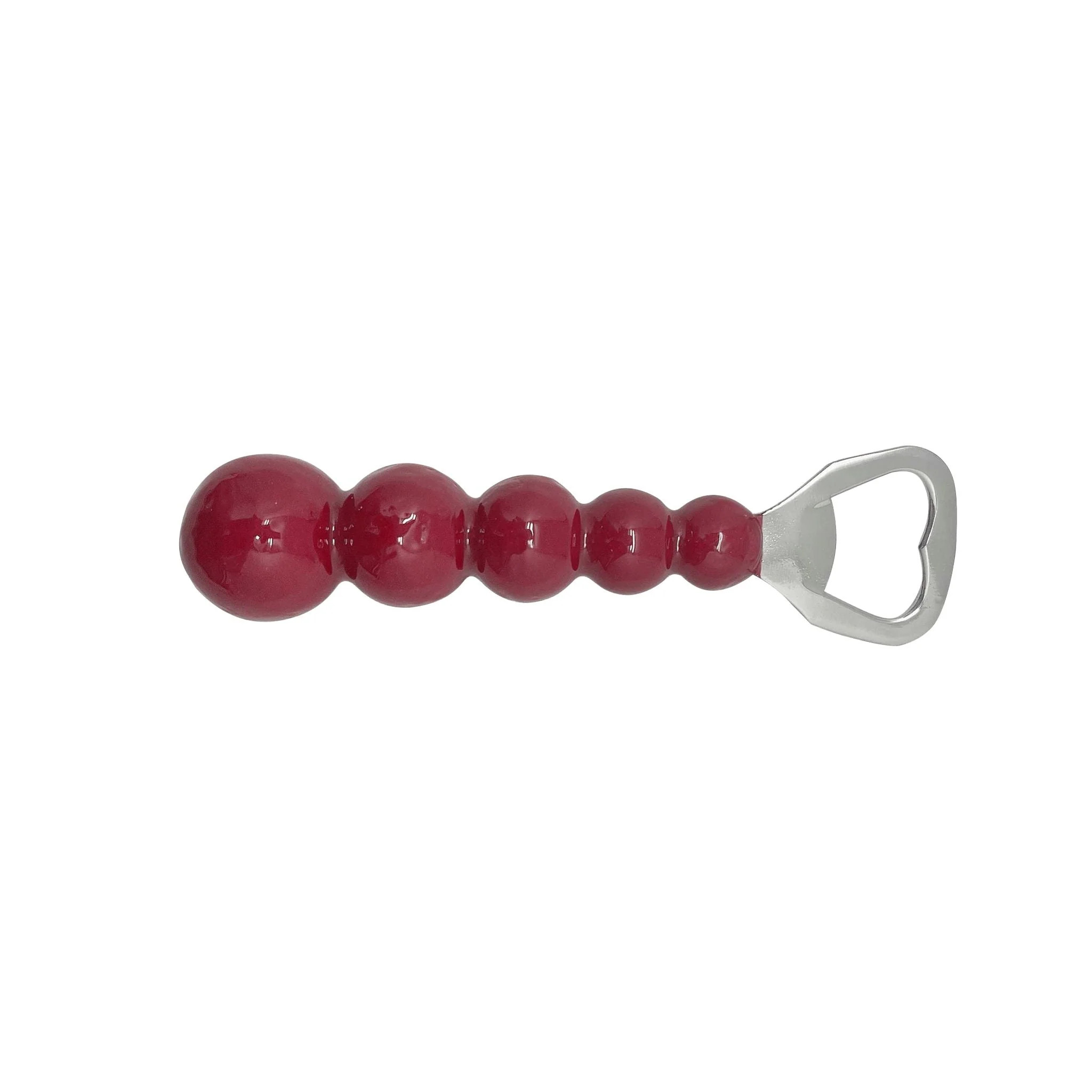 Pearled Red Bottle Opener | Mariposa