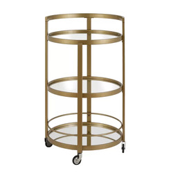 Click for more info about Sava 21.5'' Wide Circular/Round Bar Cart