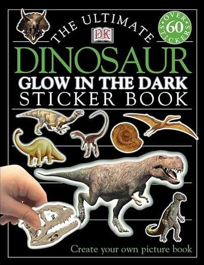 Ultimate Sticker Book: Dinosaur -- Glow in the Dark (Ultimate Sticker Books)     Paperback – Pi... | Amazon (US)