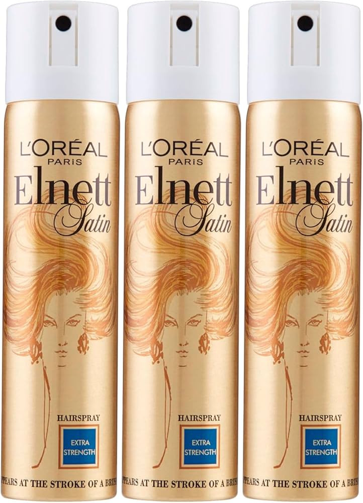L'Oréal Paris Haarspray Elnett Satin Starker Halt Mikrodiffusion, schützende und leuchtende For... | Amazon (DE)