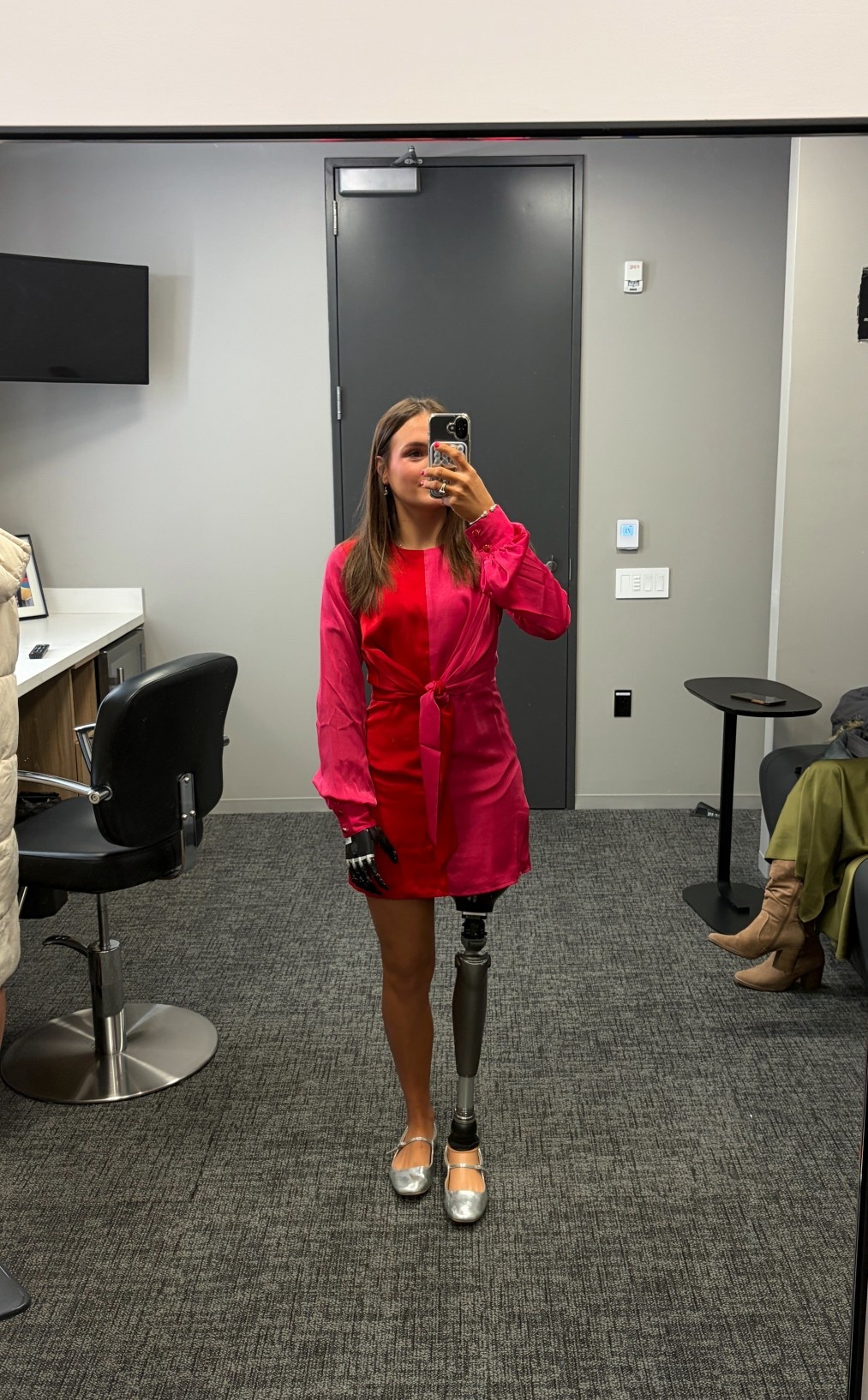 Spring long sleeve mini dress, fun style, fun colors! Valentine’s Day dinner outfit idea

#LTKdayinmylife #LTKootd #LTKValentine