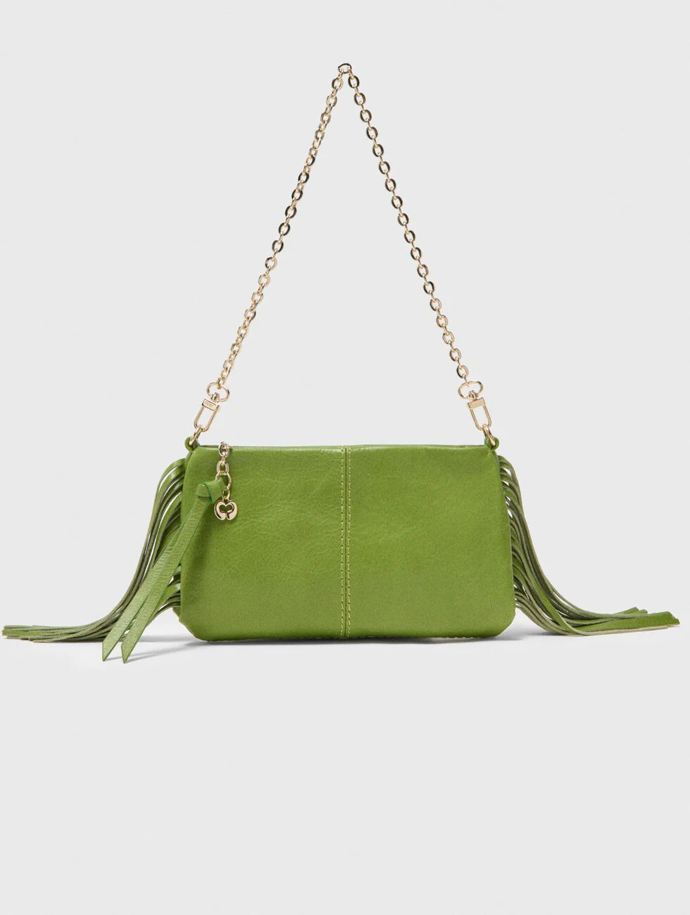 Miss M leather pouch Green for Women | Maje | Maje EU