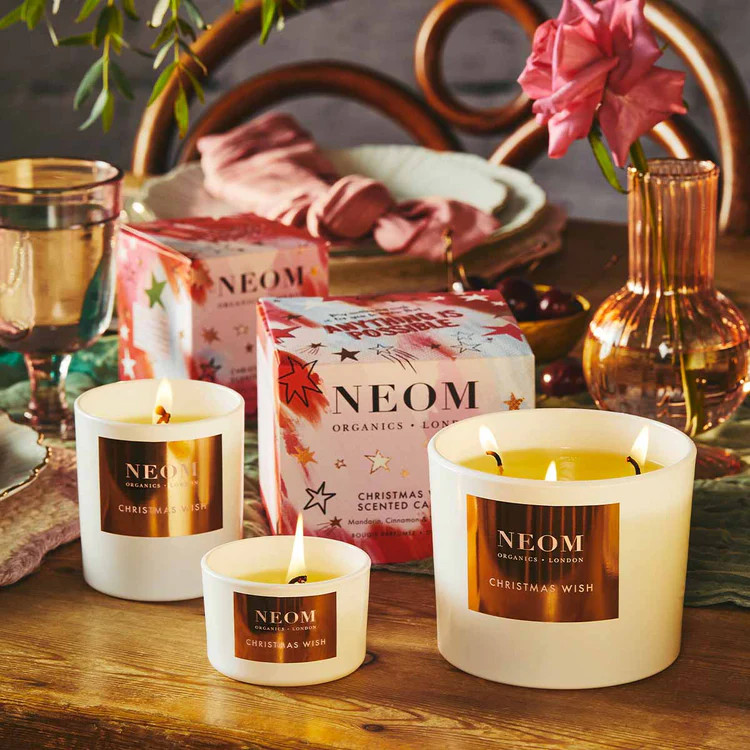 Christmas Wish Scented Candle (3 Wick) | NEOM Organics