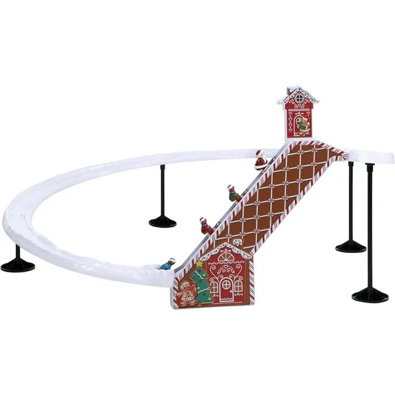 47 Inch Animated Musical Gingerbread Ski Slope Holiday Decoration with Moving Characters and Musi... | Walmart (US)