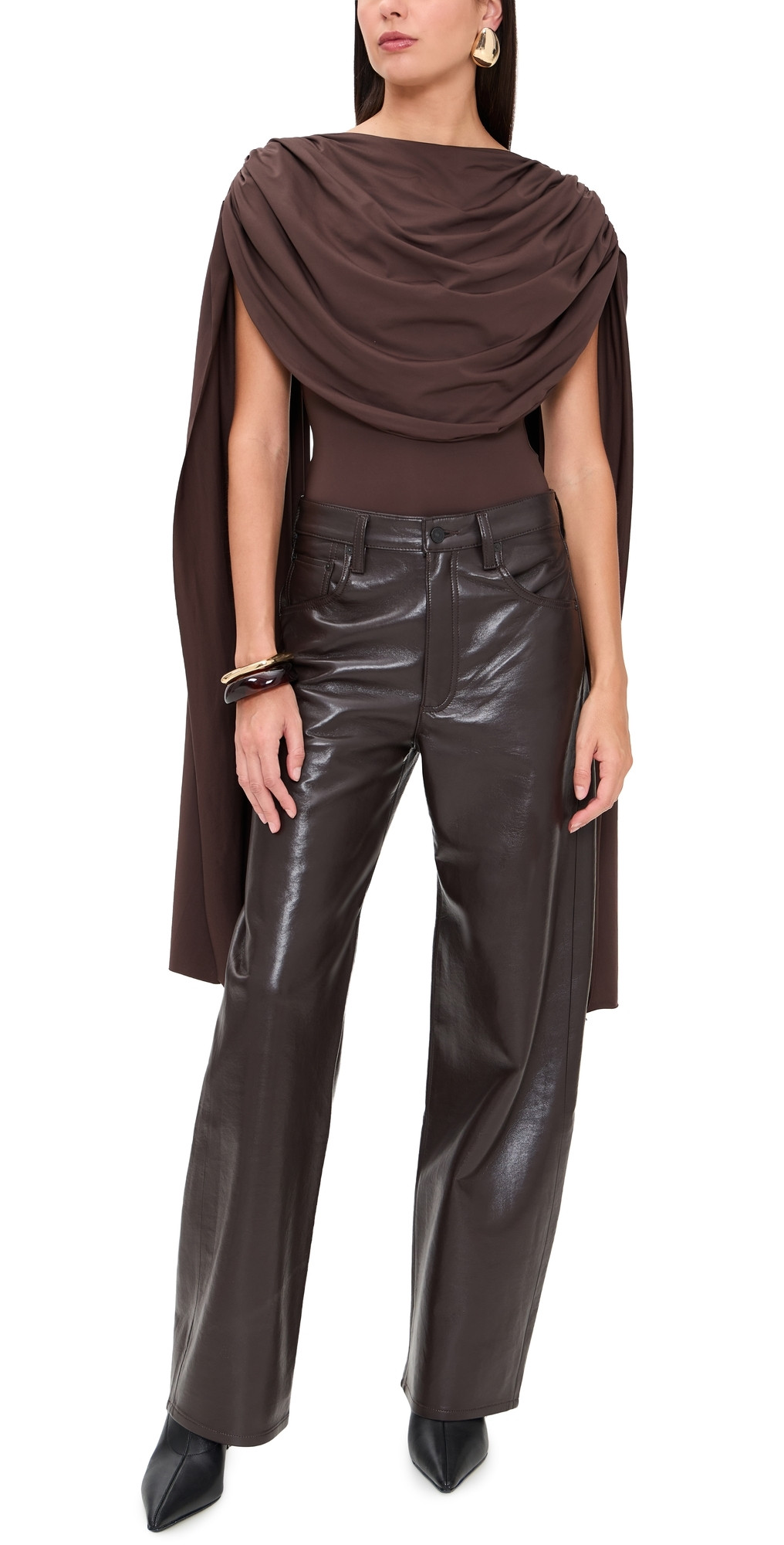 Maygel Coronel Burano Bodysuit Brown Extended | Shopbop