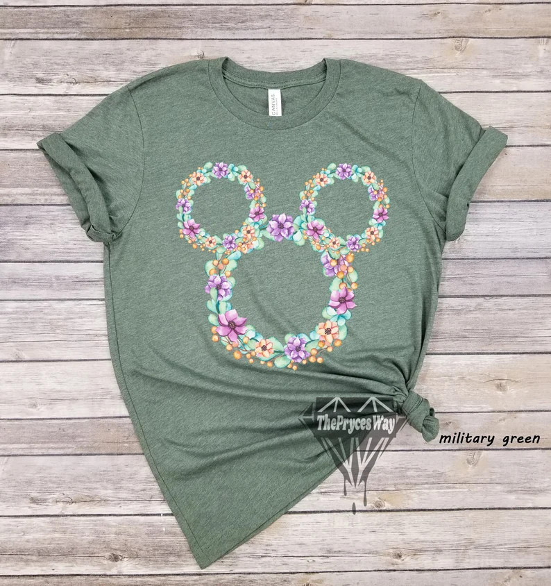 Peony Flowers Minnie Mouse Shirt,disney Shirt for Women,disney Summer Tee,womens Summer Shirt,dis... | Etsy (US)