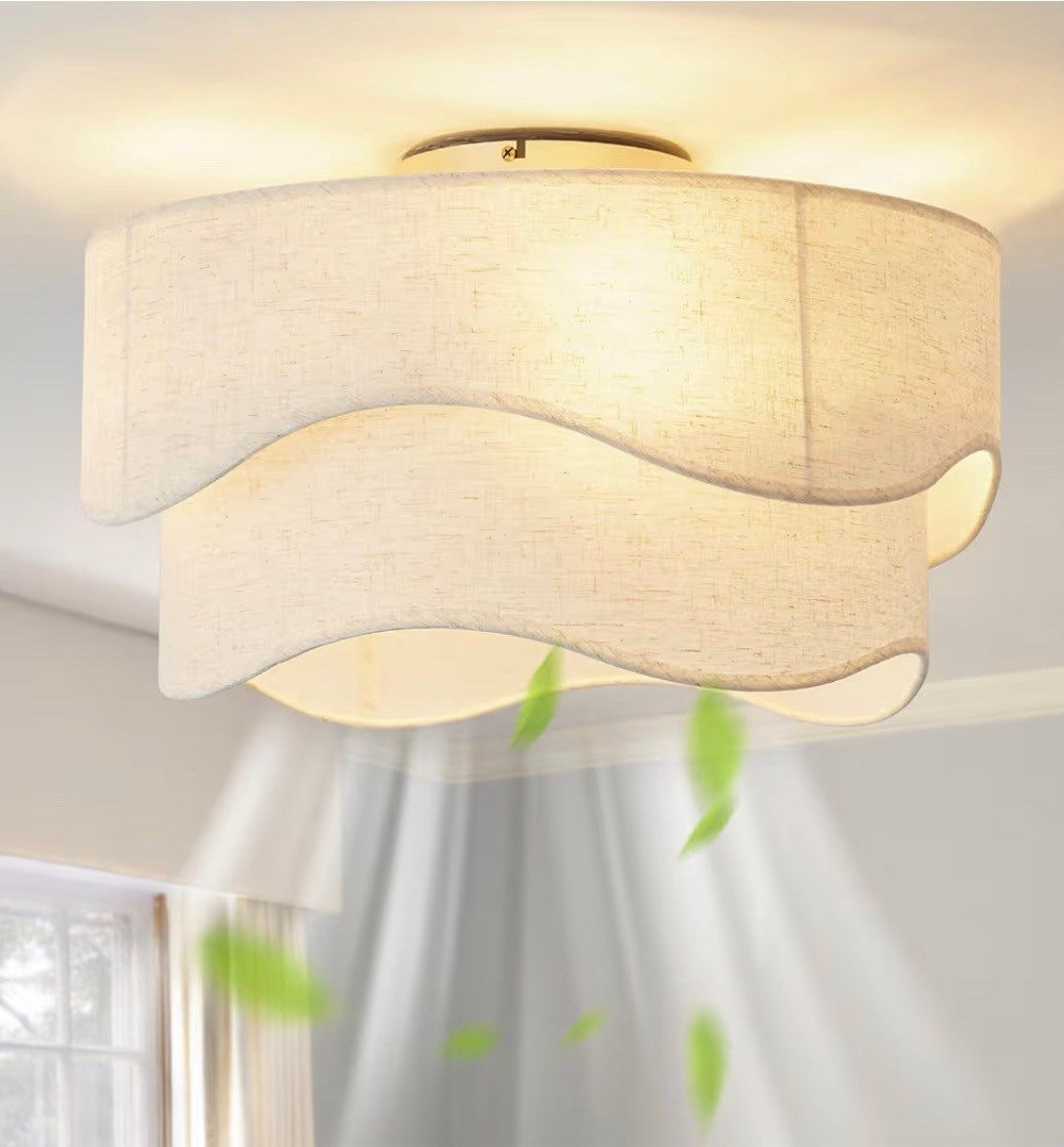 I couldn’t recommend this fandolier more! I’m so happy with this purchase. first of all it’s $125 which is super affordable in my option. Prior to this fixture we just had a boob light that i HATED. This one has really brightened up the room. Comes with a remote with 6 different speeds for the fan. The fan can also be put on a timer. 

#LTKmomlife #LTKdayinmylife #LTKHome