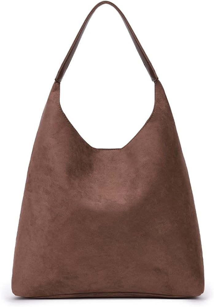 YFGBCX Tote Bags for Women Work Bags Suede Slouchy Bag Hobo Handbag Office Tote Handbag | Amazon (US)