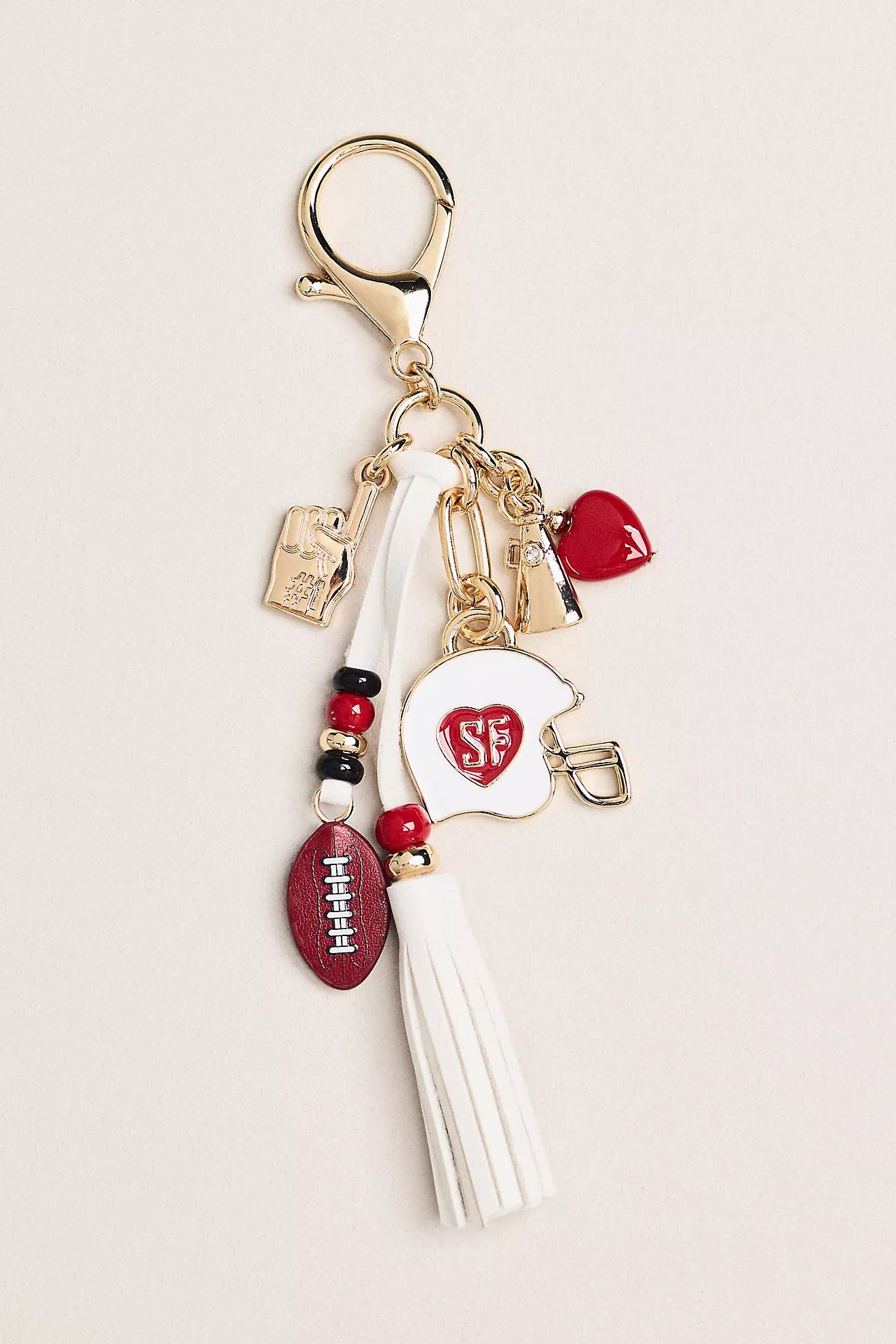 Football Team Bag Charm | Anthropologie (US)
