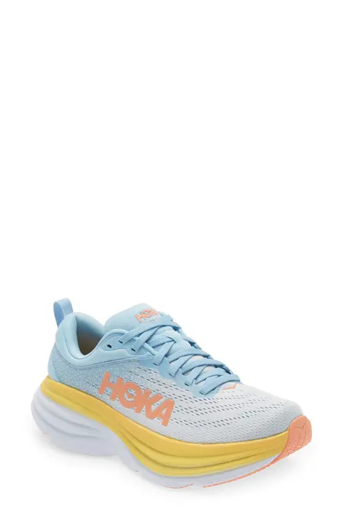 HOKA Bondi 8 Running Shoe in Summer Song /Country Air at Nordstrom, Size 10 | Nordstrom