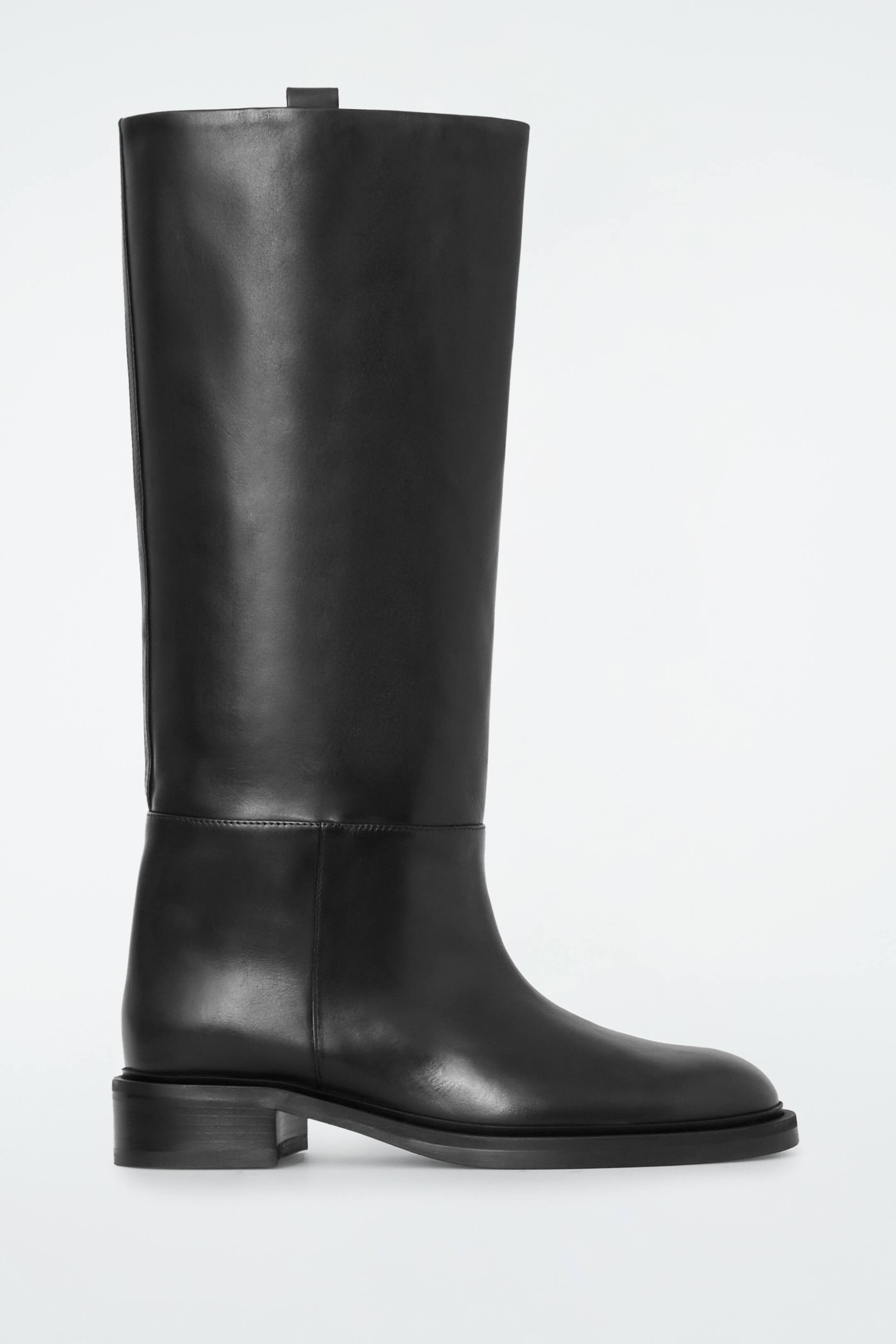 LEATHER RIDING BOOTS | H&M (UK, MY, IN, SG, PH, TW, HK)