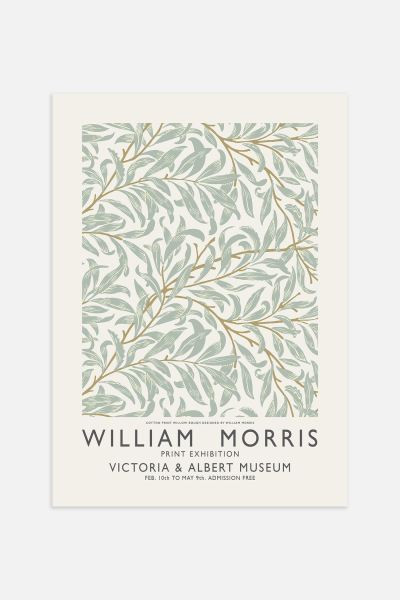 Willow By William Morris Poster - Green/beige - Home All | H&M GB | H&M (UK, MY, IN, SG, PH, TW, HK)