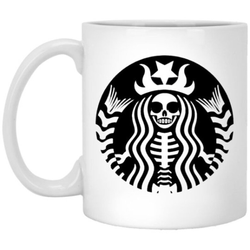 Skeleton Mug, Halloween Mug, Gothic Gifts, Skeleton Cup, Fall Mugs, Funny Coffee Lover Gift, Skel... | Etsy (US)