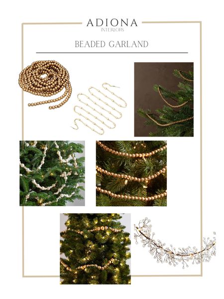 Beaded garland for your Christmas tree

#LTKhome #LTKHoliday #LTKSeasonal