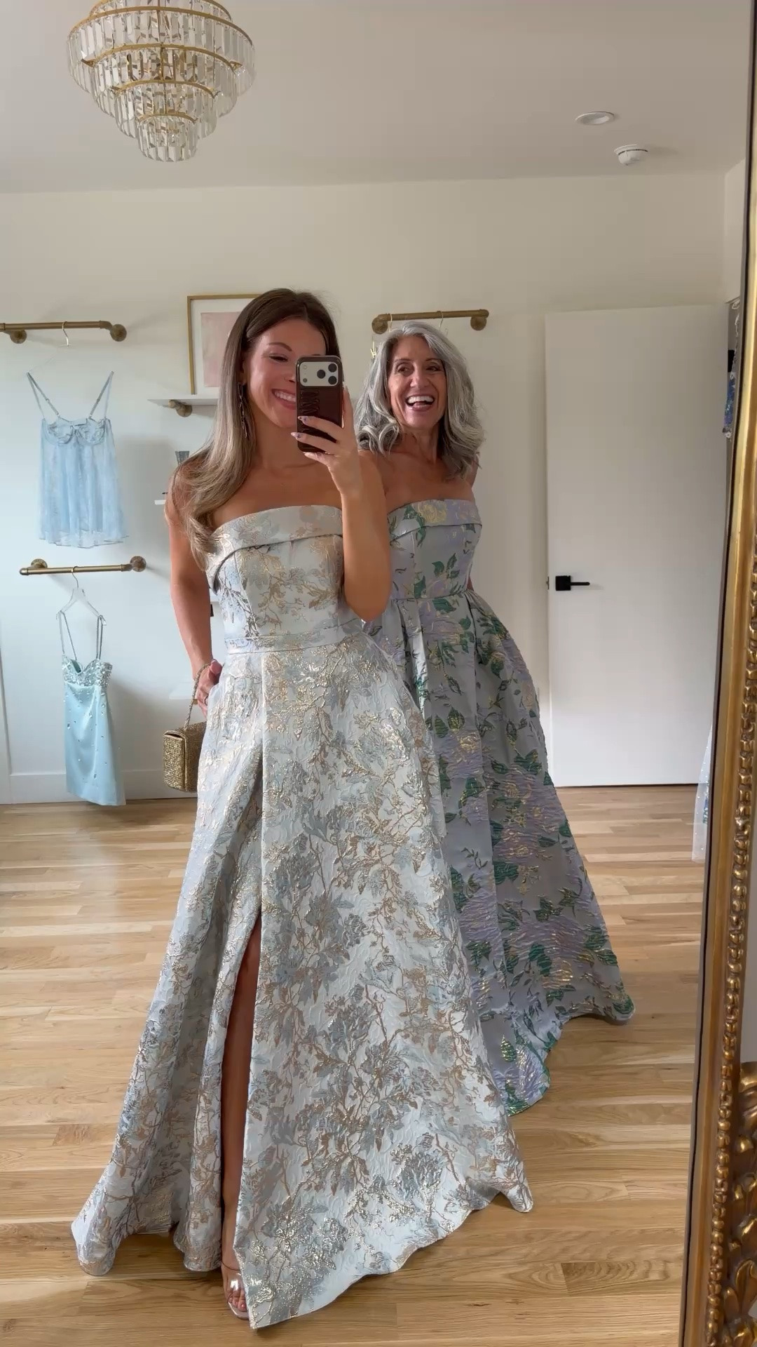 Mom and me wedding guest and formal event dresses! 💍✨

sizing:
i'm 5'4" and typically wear a small/2.
• brocade gown: 0
• white lace dress: xs

mom is 5'4" and typically wears a medium/6.
• strapless floral gown: 4
• pink flutter chiffon dress: 4
• penelope tiered dress: small

Wedding guest
Formal event
Black tie
Floral
Metallic
Pleated
Mother of the bride
Special occasion

#LTKootd #LTKSeasonal #LTKWedding