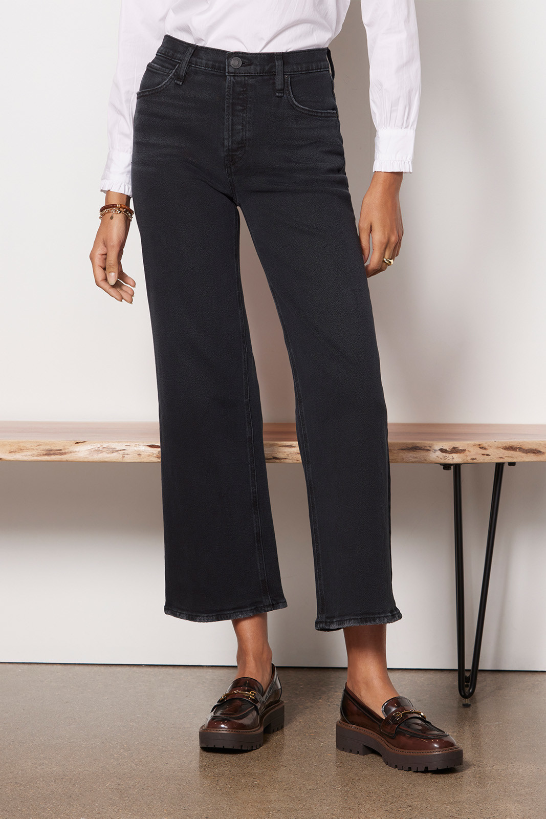 HUDSON Rosie Wide Leg Ankle Jean | EVEREVE | Evereve