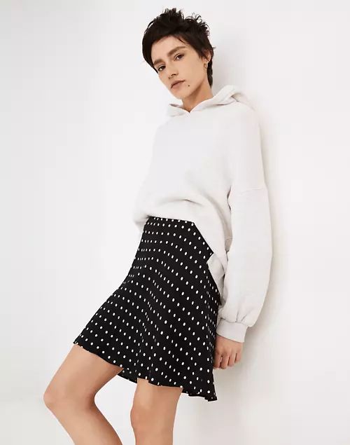 Mini Slip Skirt in Polka Dot | Madewell