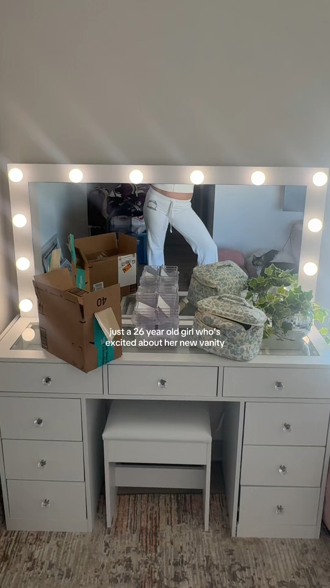 It’s like Christmas every time I get ready now ✨🤩 love this vanity in my new apartment! 

#LTKBeauty #LTKU #LTKHome