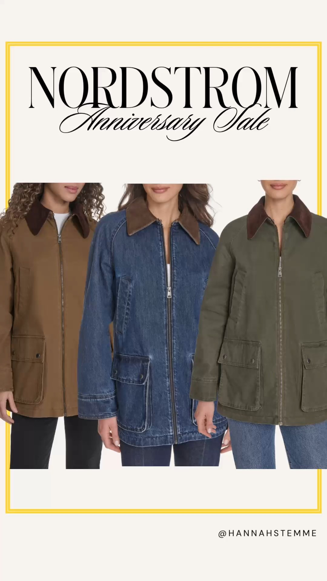 Nordstrom anniversary sale barn jacket! This style of jacket was a huge trend last fall and surprised this hasn’t sold out yet! I got the denim on in a medium for it to be oversized!

#LTKFindsUnder100 #LTKSeasonal #LTKSaleAlert