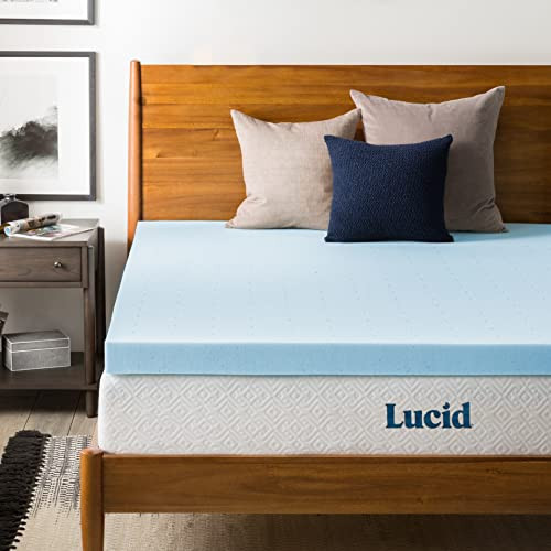 LUCID - LU30FF30GT Lucid 3 Inch Gel Infused Memory Foam Mattress, Full | Amazon (US)