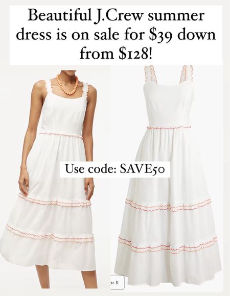 Prettiest summer dress for the season! I love this one! This deal is so good! Only $39 down from $128! 

#LTKFindsUnder50 #LTKStyleTip