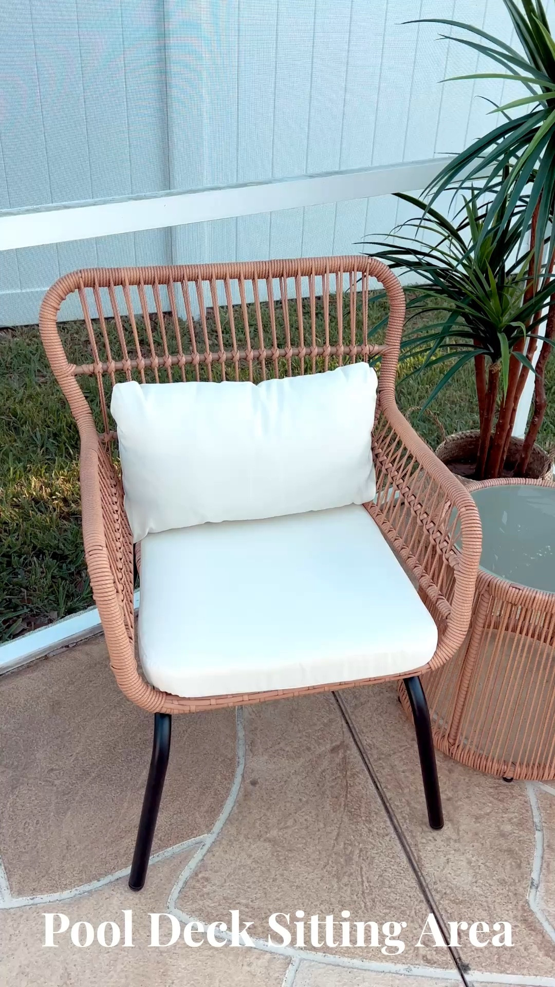 
🙌🏼WAYFAIR OUTDOOR PATIO FURNITURE: #ad Looking to refresh your space or add extra seating options to your patio this spring and summer? #wayfair #wayfairfurniture @Wayfair  


🙌🏼This outdoor wicker 3-piece bistro set includes 2 patio chairs and a matching table with a tempered glass top. All-weather patio conversation set made from rust and water-resistant pe rattan and powder-coated steel. Outdoor wicker patio furniture set with table & cushions offers you a quiet, cozy space outdoors. Outdoor rattan patio sectional furniture set for any garden, patio, front porch, backyard, pool, or deck. Color: Beige/Yellow

Features:
👉🏼Powder-coated steel frames and PE wicker are rustproof and weather-resistant for long-term use
👉🏼Each seat holds up to 330 lbs; table supports up to 90 lbs
👉🏼Anti-slip foot pads protect floors and add stability
👉🏼Thick sponge cushions offer comfort and support
👉🏼Zippered covers are easy to remove and clean
👉🏼Extended backrest provides full back support
👉🏼Round tempered glass table resists spills and is easy to clean

🙌🏼All three pieces come as a set under $250.

#wayfairhome #wayfairfinds #pooldeck #patio #patiofurniture

#LTKSeasonal #LTKOver40 #LTKSaleAlert #LTKMothersDay #LTKHome #LTKSwim #LTKFestival #LTKvlog
