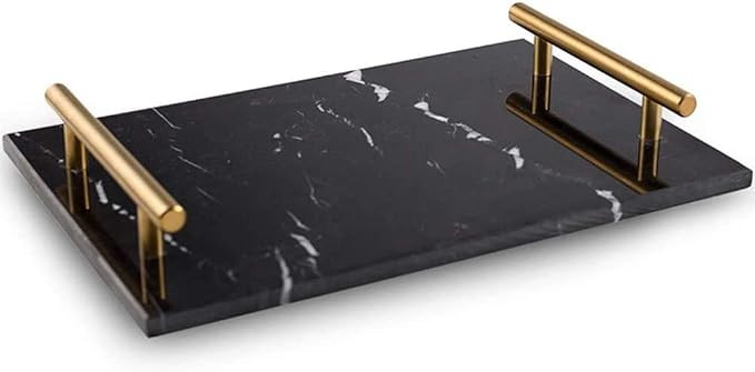 Bestseller2888 Handmade Catchall Decorative Tray for Dresser, Bathroom Vanity Tray, Marbling Tray... | Amazon (US)