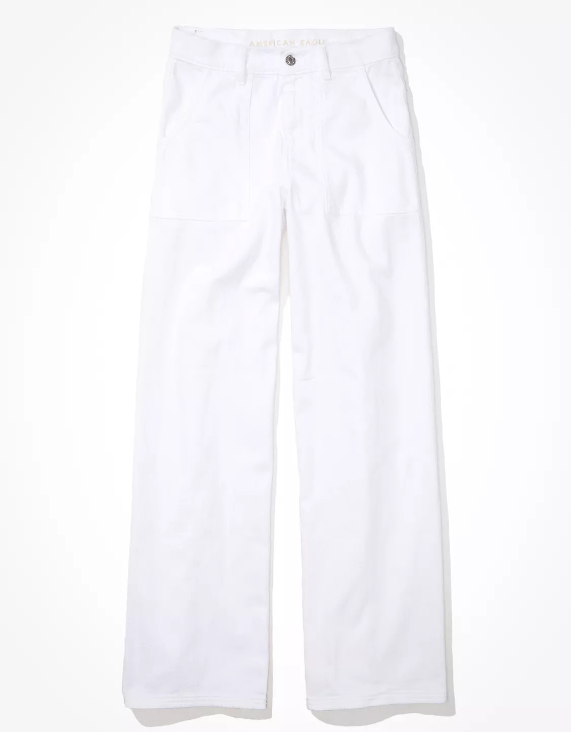 AE Stretch Super High-Waisted Baggy Wide-Leg Pant | American Eagle Outfitters (US & CA)