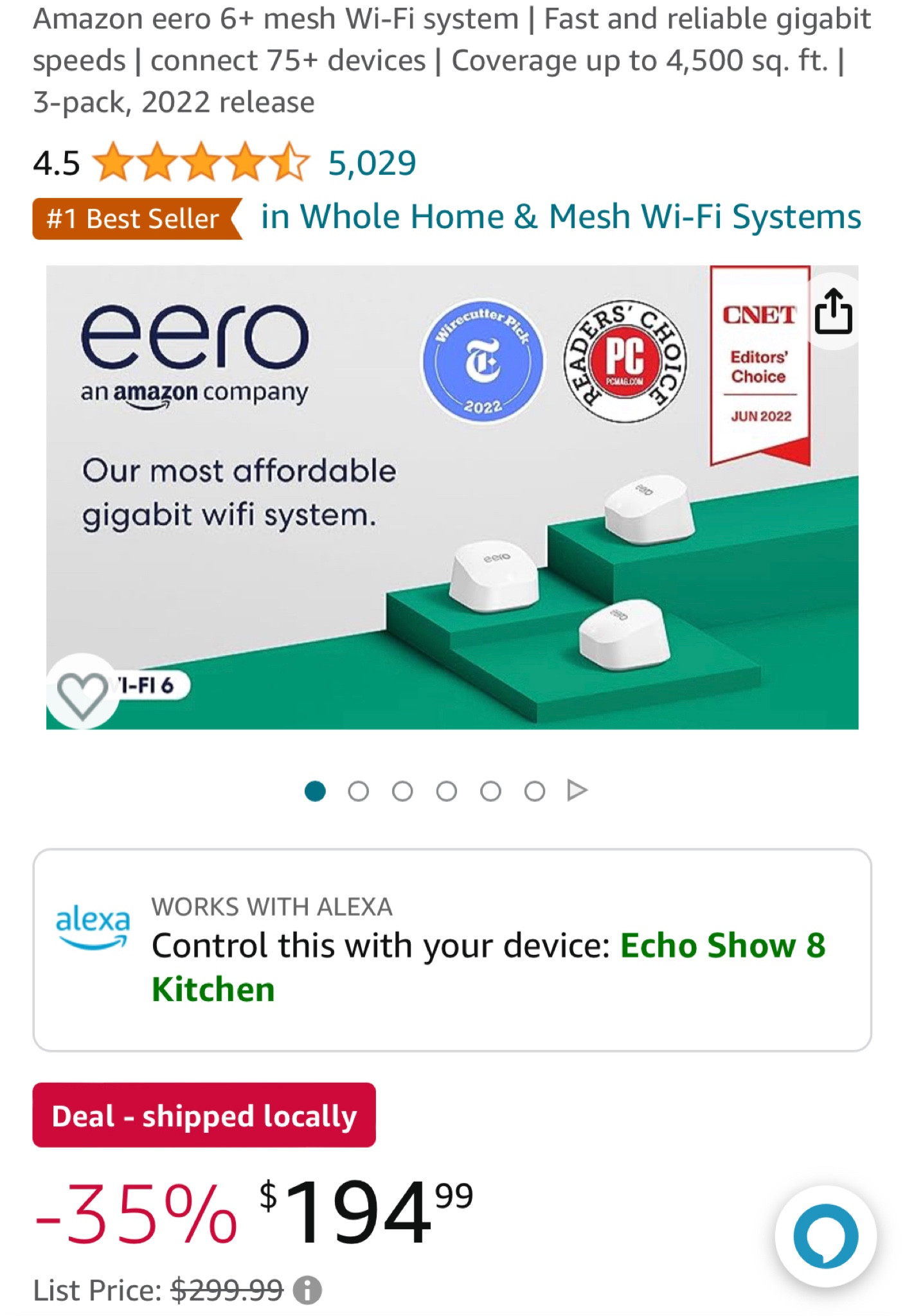 Wow number 1 best seller! Amazon wifi system - remember prime day Oct 10-11; so many deals to snag for the holiday!

#LTKGiftGuide #LTKxPrime #LTKHoliday