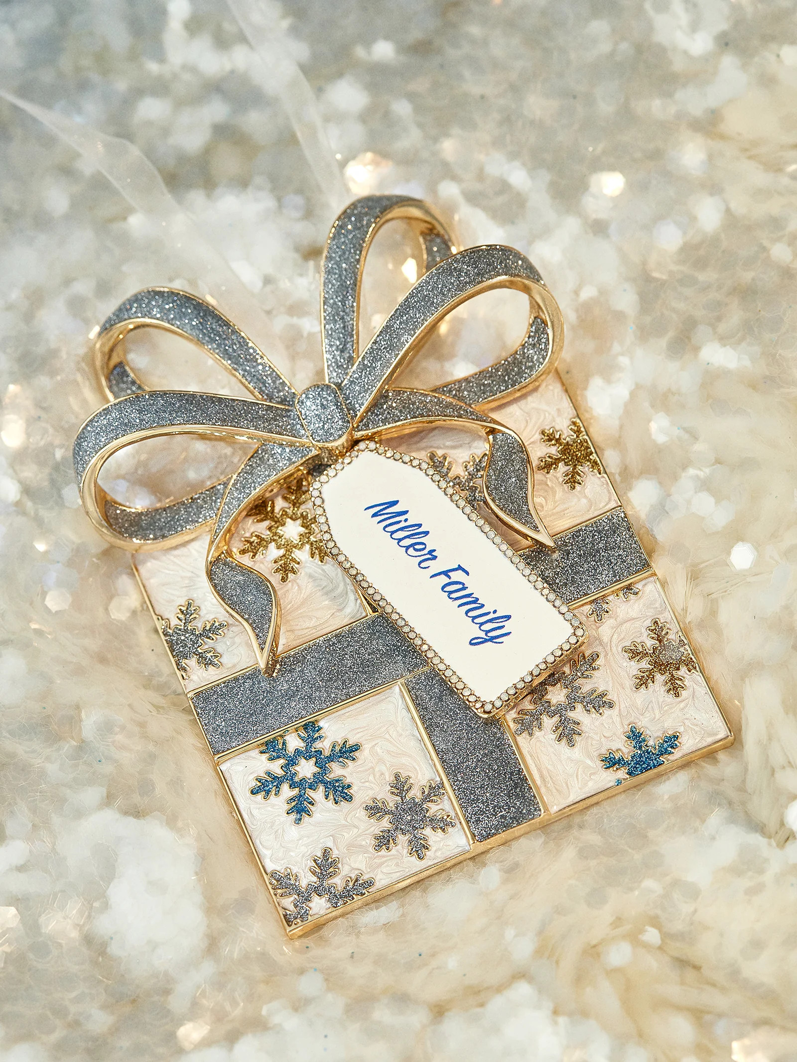 That's A Wrap Custom Ornament - Gold Print | BaubleBar (US)