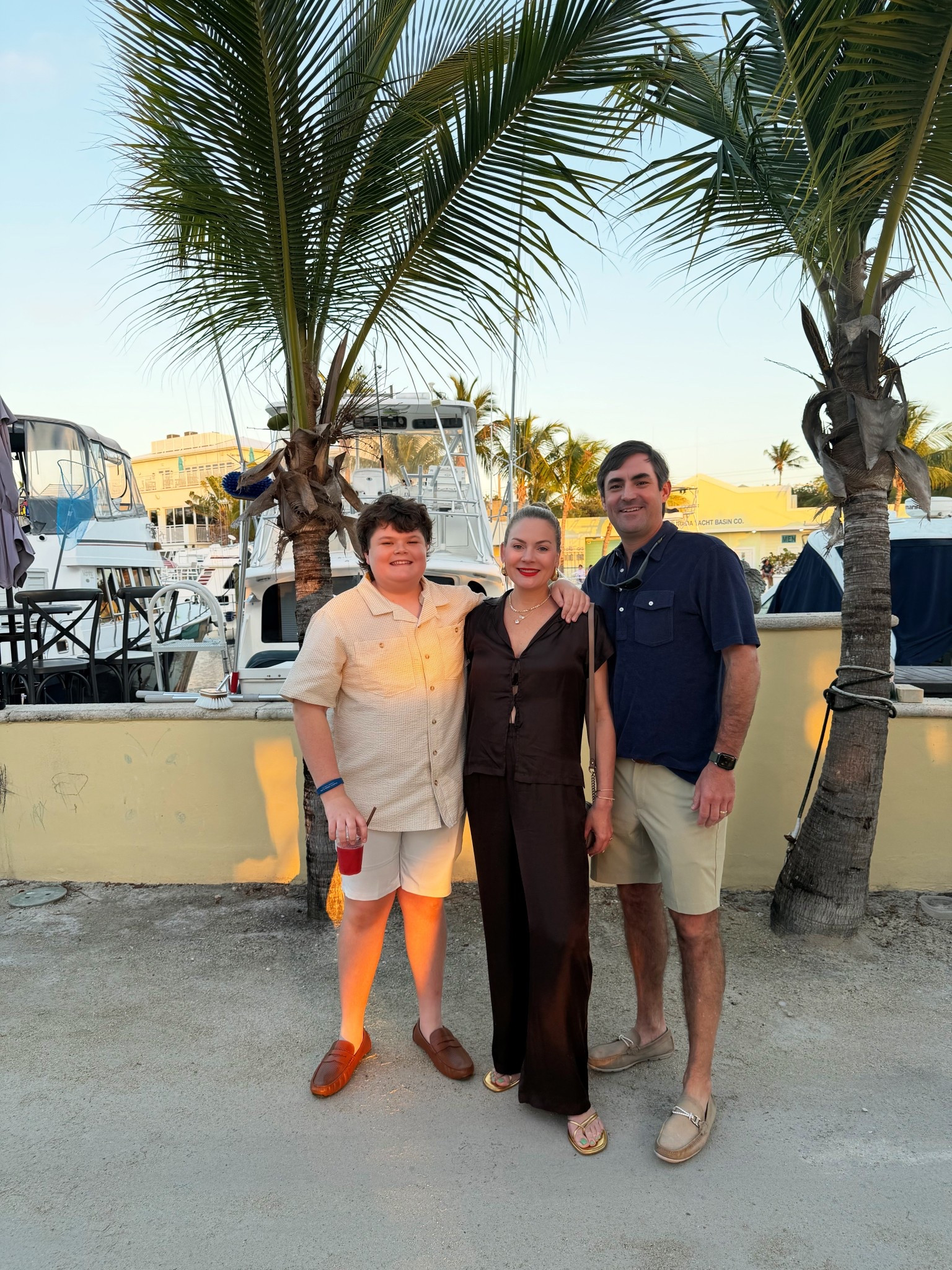 Heading to dinner in the #FloridaKeys & the weather is beautiful! I love this chocolate brown set. TTS I’m waa was ring small in top & bottom. 

#LTKTravel #LTKOver40