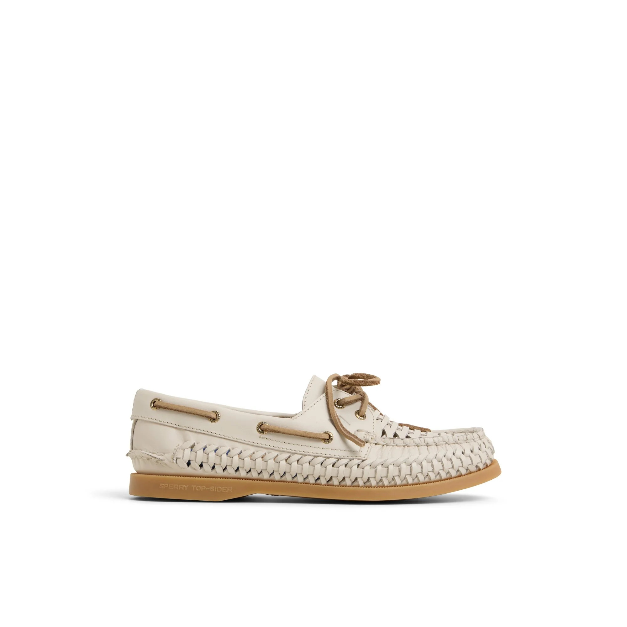 Authentic Original™ 2 Eye Woven Boat Shoe Ivory | Sperry US