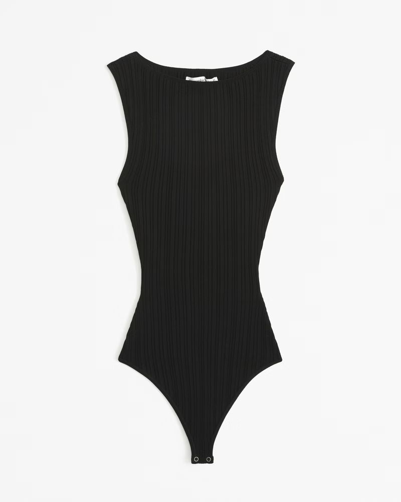 Glossy Slash Bodysuit | Abercrombie & Fitch (US)