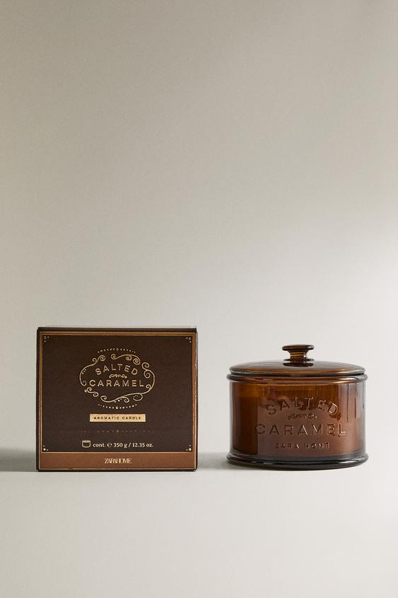 (350 G) SALTED CARAMEL SCENTED CANDLE | Zara US