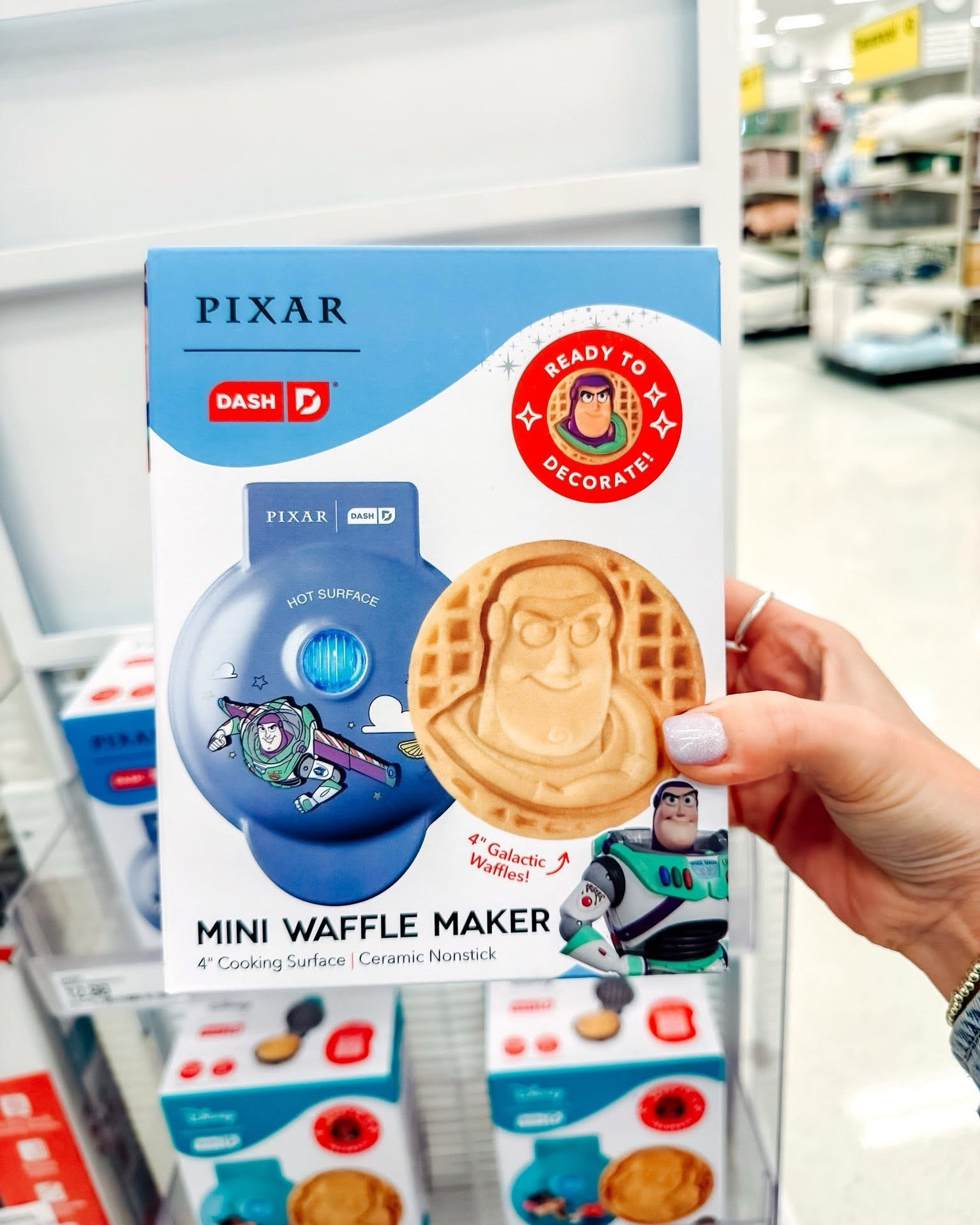 Ahhh these Toy Story waffles are so FUN!! Found at Target 🎯 

#target #targetfinds #pixar #toystory #waffles #wafflemaker #dashwafflemaker