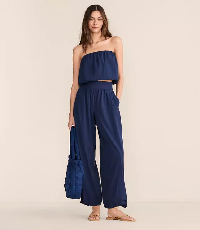 Lou & Grey Wanderweave Balloon Pants | LOFT