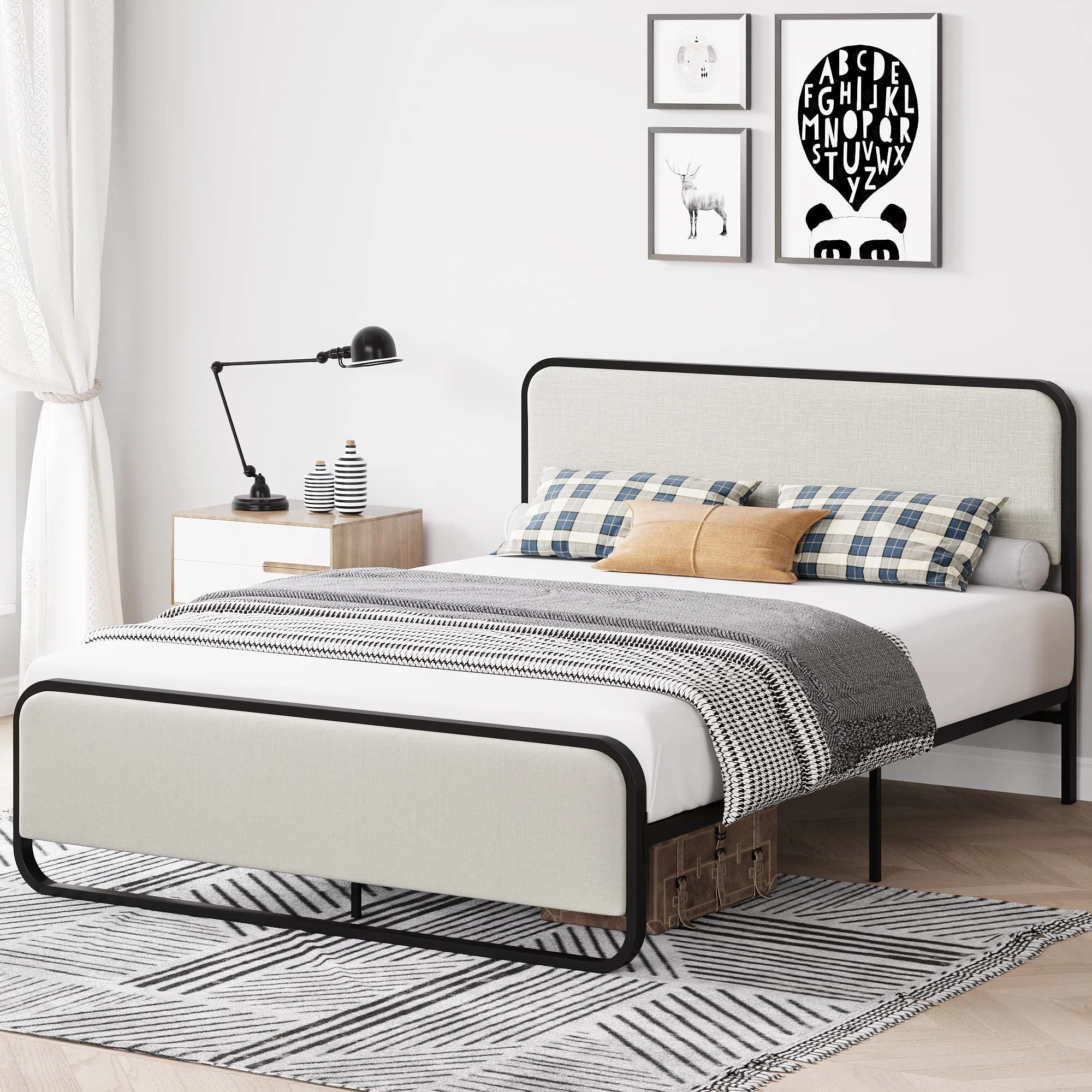 Latitude Run® Medfield Upholstered Platform Bed & Reviews | Wayfair | Wayfair North America