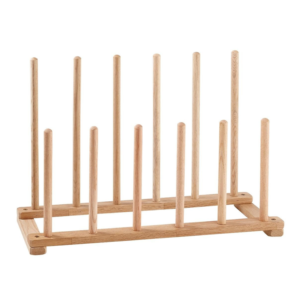 6-Pair Natural Boot Rack | The Container Store
