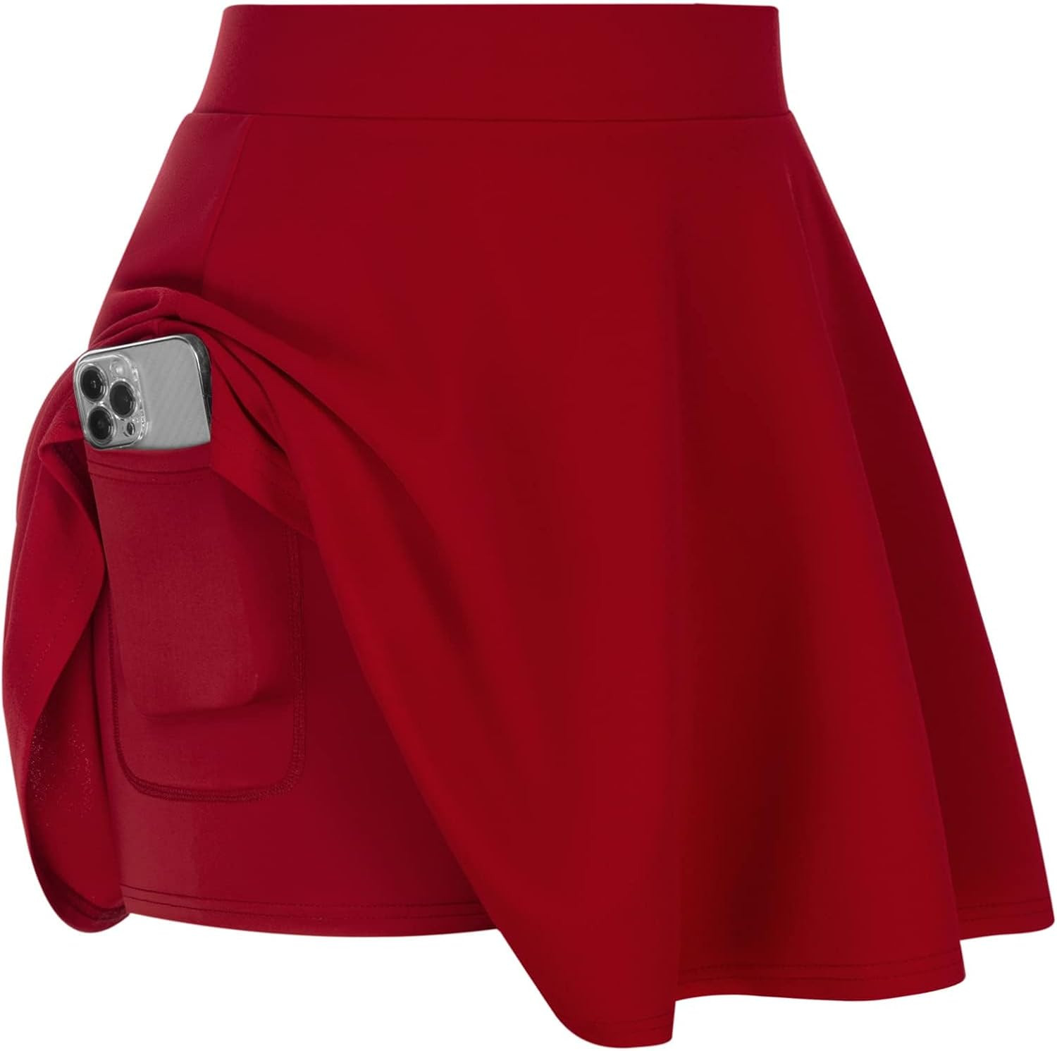 Hanna Nikole Women Plus Size Skater Skirt High Waist Flared Skorts | Amazon (US)